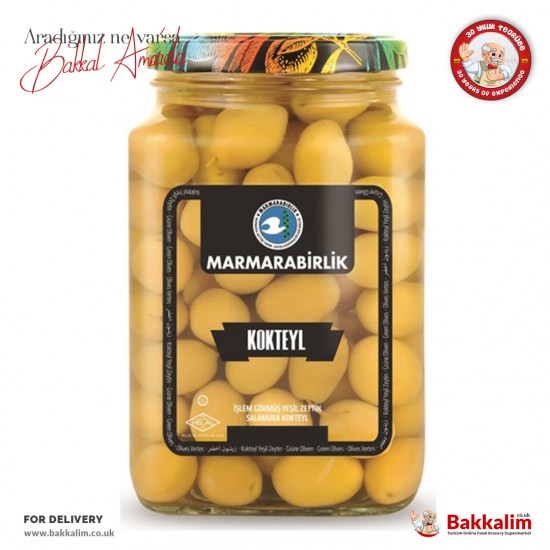 Marmarabirlik 3XL Cocktail Green Olives Net 950 G - 8690103143456 - BAKKALIM UK