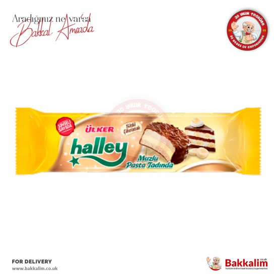 Ülker Halley Mini Sütlü Çikolatalı Muzlu Pasta Tadında 66 Gr - 8690504039709 - BAKKALIM UK