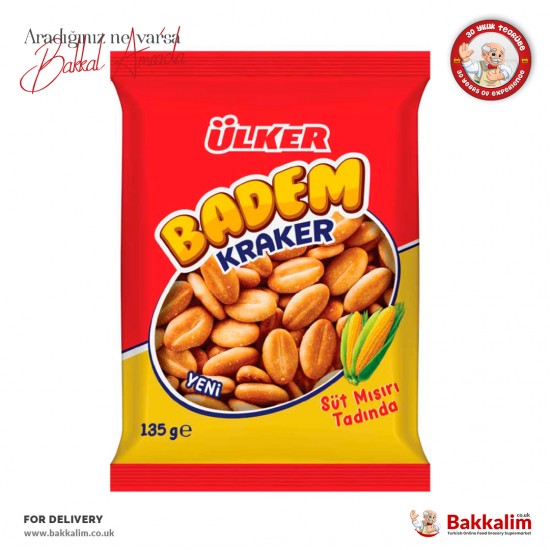 Ulker Badem Cracker 135 G - 8690504057017 - BAKKALIM UK