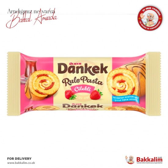 Ulker Dankek Strawberry Rulo Cake 235 G - 8690504066828 - BAKKALIM UK