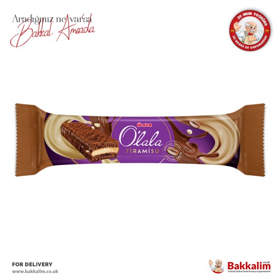Ulker Olala Tiramisu Chocolate Sauce Coated Cake Special Taste 45 G - 8690504067610 - BAKKALIM UK