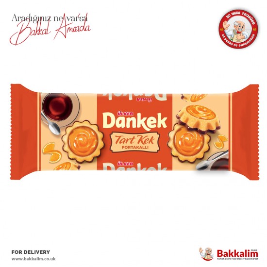 Ulker Dankek Tart Cake with Orange Multi Pack 180 G - 8690504103325 - BAKKALIM UK