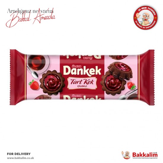 Ulker Dankek Tart Cake With Strawberry 180 G - 8690504103349 - BAKKALIM UK