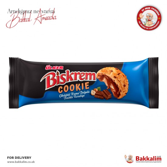 Ulker Chocolate Cream Filled Hazelnut Cookies 80 G - 8690504114802 - BAKKALIM UK