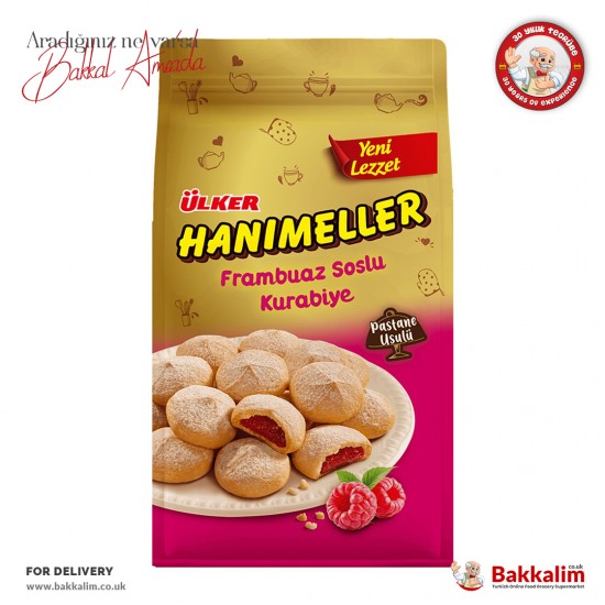 Ülker Hanımeller Frambuaz Soslu Kurabiye 150 Gr - 8690504116349 - BAKKALIM UK