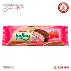 Ülker Halley Sütlü Çikolatalı Çilekli Bisküvi