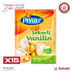 Piyale Sugar Vanilla 15 Pcs 5 G