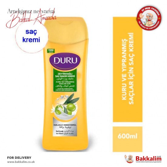 Duru Olive Oil Conditioner 600 Ml - 8690506498917 - BAKKALIM UK