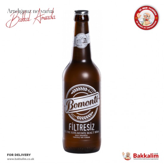 Bomonti Unfiltered Beer 500 Ml - 8690520578107 - BAKKALIM UK