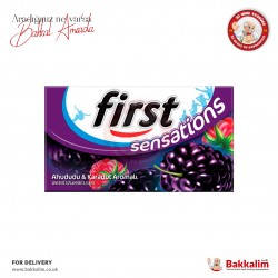 First Sensations Fresh Ahududu ve Karadut aromalı Sakız 27 Gr