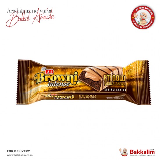 Eti Browni Intense Gold Chocolate covered Cake 48 G - 8690526069920 - BAKKALIM UK
