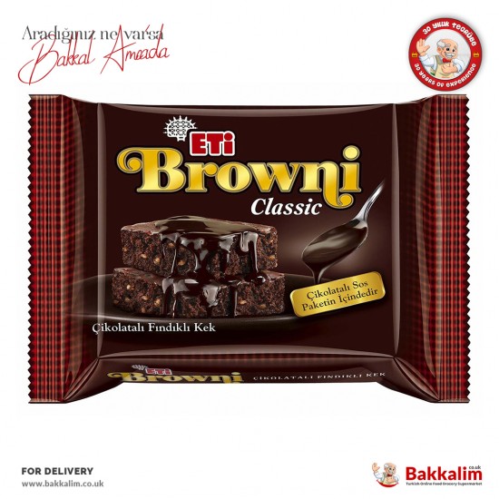 Eti Browni Klasik Çikolatalı Fındıklı Kek 200 Gr - 8690526086040 - BAKKALIM UK
