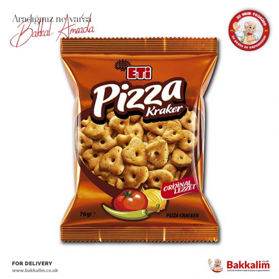 Eti Pizza Cracker Original Taste 76 G - 8690526094045 - BAKKALIM UK