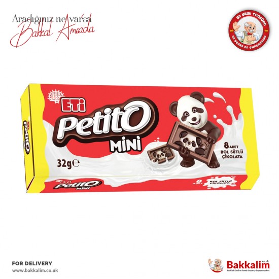 Eti Patito Mini Çikolata 32 Gr 8 Adet - 8690526098081 - BAKKALIM UK