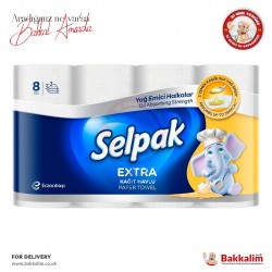 Selpak Extra Paper Towel 8 Rolls 3 Ply