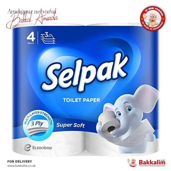 Selpak Toilet Paper 4 Pcs - 8690530204492 - BAKKALIM UK
