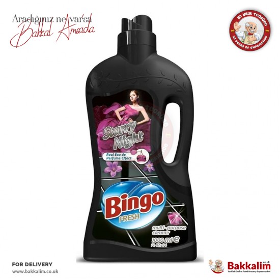 Bingo Fresh Starry Night Multi Purpose Cleaner 1000 ml - 8690536076161 - BAKKALIM UK