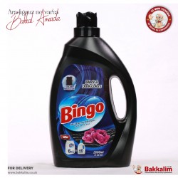 Bingo Siyah ve Beyaz Renkler için Sıvı Çamaşır Deterjanı 2600 ml