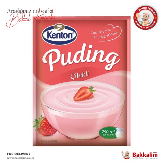 Kenton Strawberry Pudding 125 G - 8690547100022 - BAKKALIM UK
