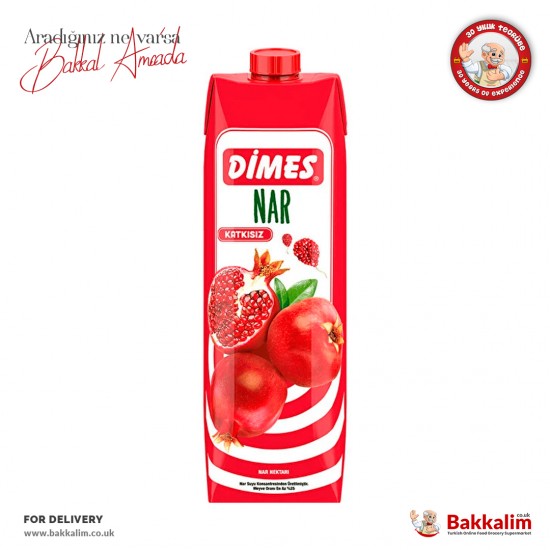 Dimes Nar Nektarı Meyve Suyu %50 Az Şekerli 1000 ml - 8690558031841 - BAKKALIM UK