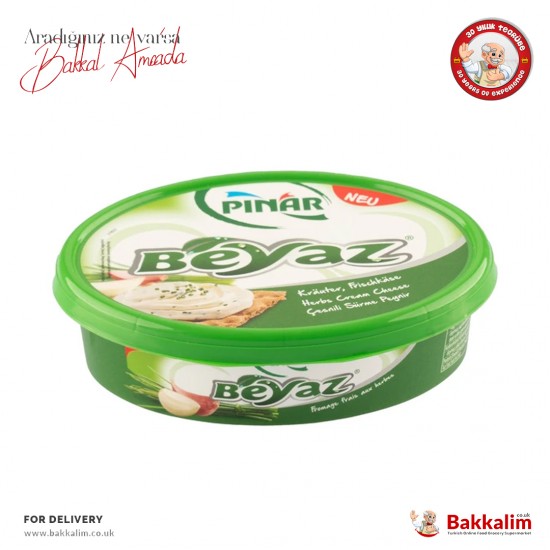 Pinar Beyaz Herbs Cream Cheese 200 G - 8690565025079 - BAKKALIM UK