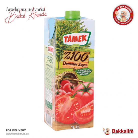Tamek Tomato Juice 1000 ml - 8690573870616 - BAKKALIM UK
