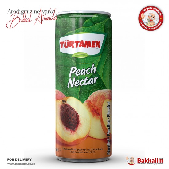 Tamek 250 ml Peach Nectar Juice Drink - 8690575000004 - BAKKALIM UK