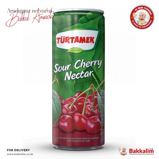 Tamek 250 Ml Sour Cherry Nectar Juice Drink - 8690575004125 - BAKKALIM UK