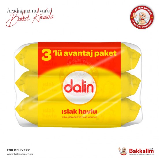 Dalin Wet Wipes 3 Pack 56 Pcs - 8690605067700 - BAKKALIM UK