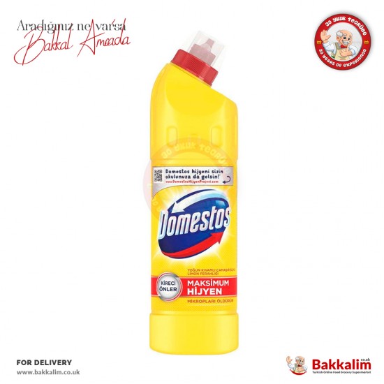 Domestos Yoğun Kıvamlı Limonlu Çamaşır Suyu 750 ml - 8690637895180 - BAKKALIM UK