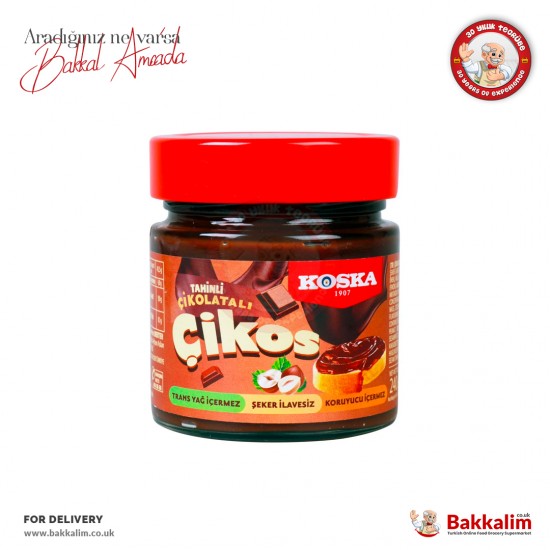 Koska Çikos Çikolatalı Tahinli Karışım Krema 240 Gr - 8690710143603 - BAKKALIM UK