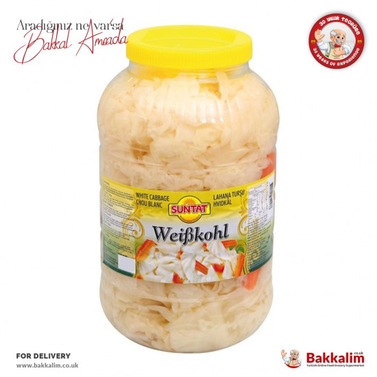 Suntat Pickled White Cabbage 3000 ml - 8690804028625 - BAKKALIM UK