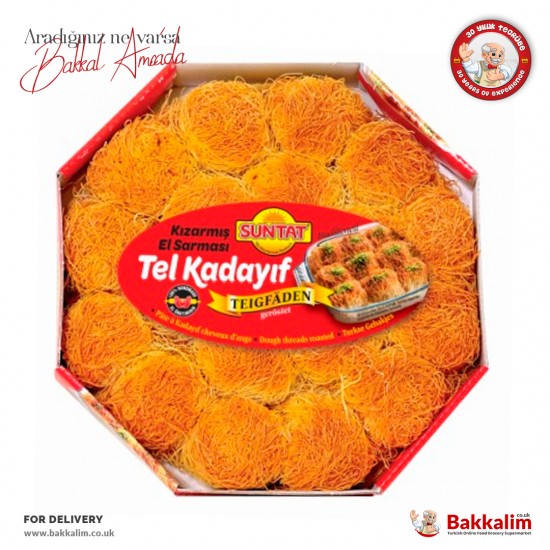 Suntat Pastry Thereads Kadayif Fried Handmade 400 G - 8690804360541 - BAKKALIM UK