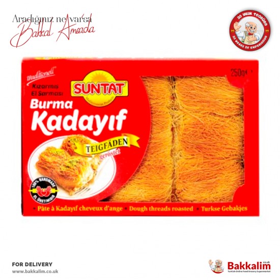 Suntat Burma Kadayıf Kızarmış El Sarması 250 Gr - 8690804360565 - BAKKALIM UK