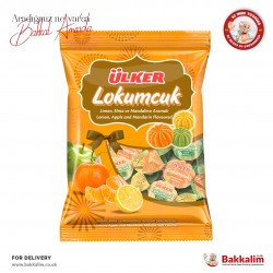 Ulker Lokumcuk Lemon Apple and Mandarin Flavoured Mix Candies 225 G