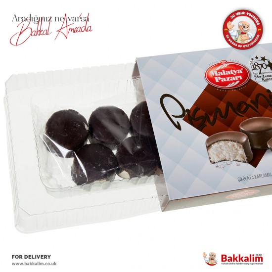 Malatya Pazari Floss Halva Chocolate Coated 200 G - 8690985784204 - BAKKALIM UK