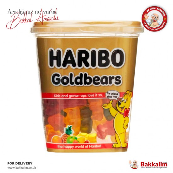 Haribo Gold Bears Fruit flavour Jelly Candy 175 G - 8691216017689 - BAKKALIM UK