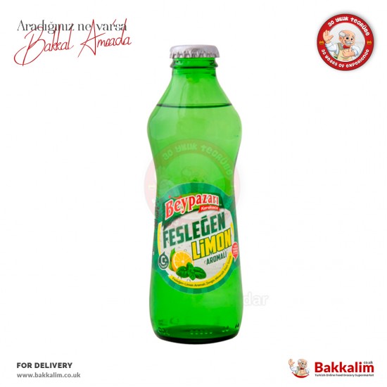 Beypazarı Fesleğen Limon aromalı Doğal Maden Suyu 200 Gr - 8691381000455 - BAKKALIM UK