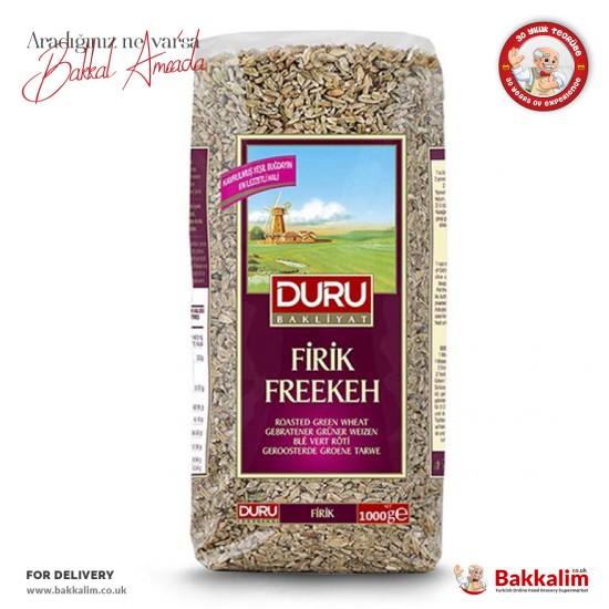 Duru Freekeh Roasted Green Wheat 1000 G - 8691440308506 - BAKKALIM UK