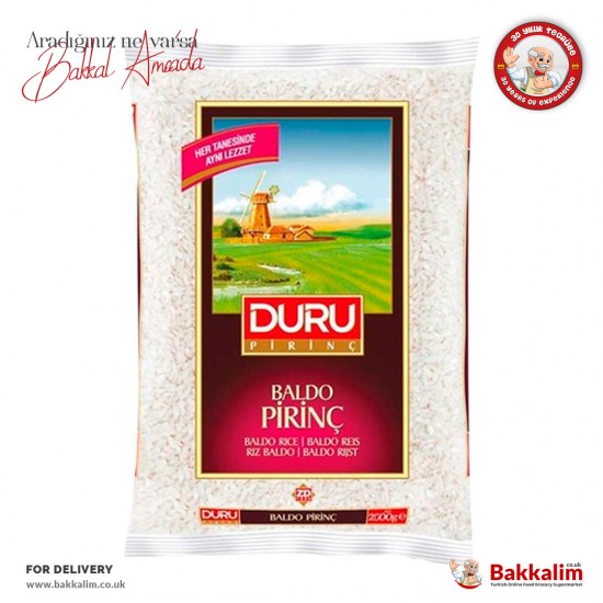 Duru Baldo Rice from Turkey 2000 G - 8691440308928 - BAKKALIM UK
