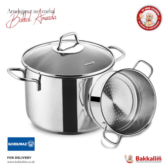 Korkmaz Perla Spaghetti Cookware Set A1523 - 8691607015232 - BAKKALIM UK