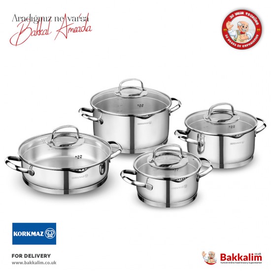 Korkmaz Steama Cookware Set A1999 - 8691607019995 - BAKKALIM UK