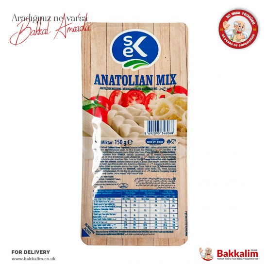 SEK Anatolian Mix Cheese 150 G - 8692095346068 - BAKKALIM UK