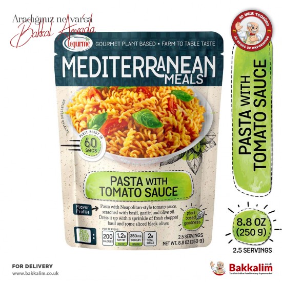 Legurme Domates Soslu Makarna 250 Gr Yemeye Hazır - 8693374257488 - BAKKALIM UK