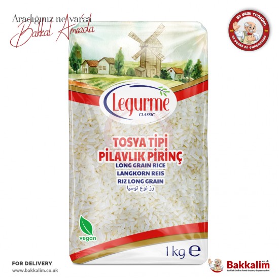 Legurme Classic Long Grain Rice 1000 G - 8693374261522 - BAKKALIM UK