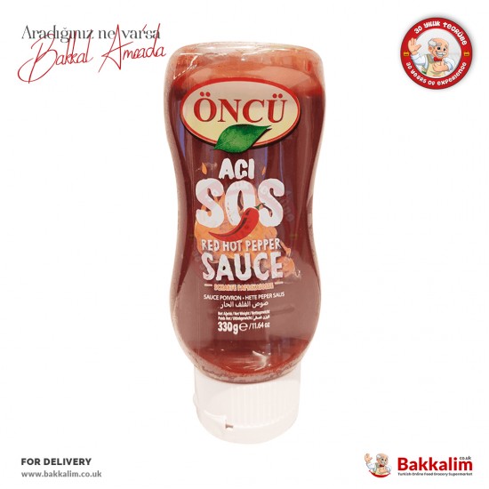 Oncu Hot Pepper Sauce 330 G - 8693891396561 - BAKKALIM UK