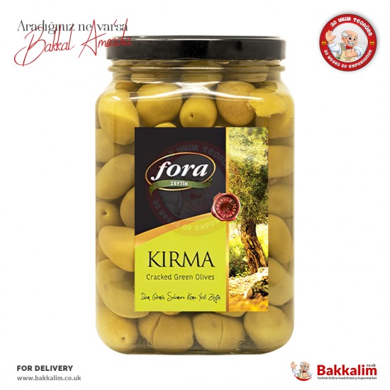 Fora Kırma Yeşil Zeytin 900 Gr - 8695608280064 - BAKKALIM UK