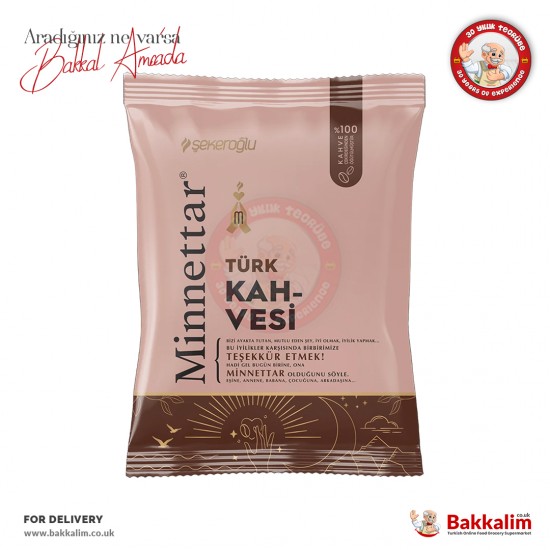 Şekeroğlu Minnettar Türk Kahvesi 100 Gr - 8695820017226 - BAKKALIM UK