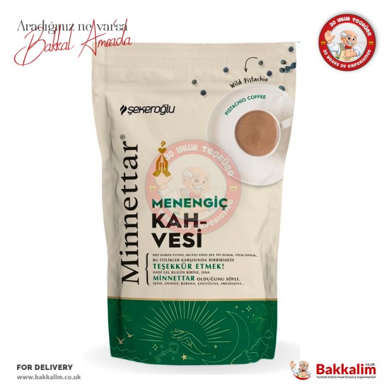 Sekeroglu Minnettar Menengic Pistachio Coffee 165 G - 8695820017332 - BAKKALIM UK