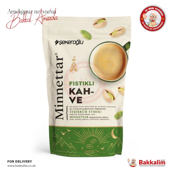 Sekeroglu Minnettar Antep Pistachio Coffee 165 G - 8695820019923 - BAKKALIM UK